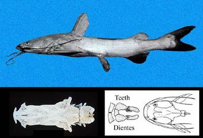 Brown sea catfish (Sciades dowii)